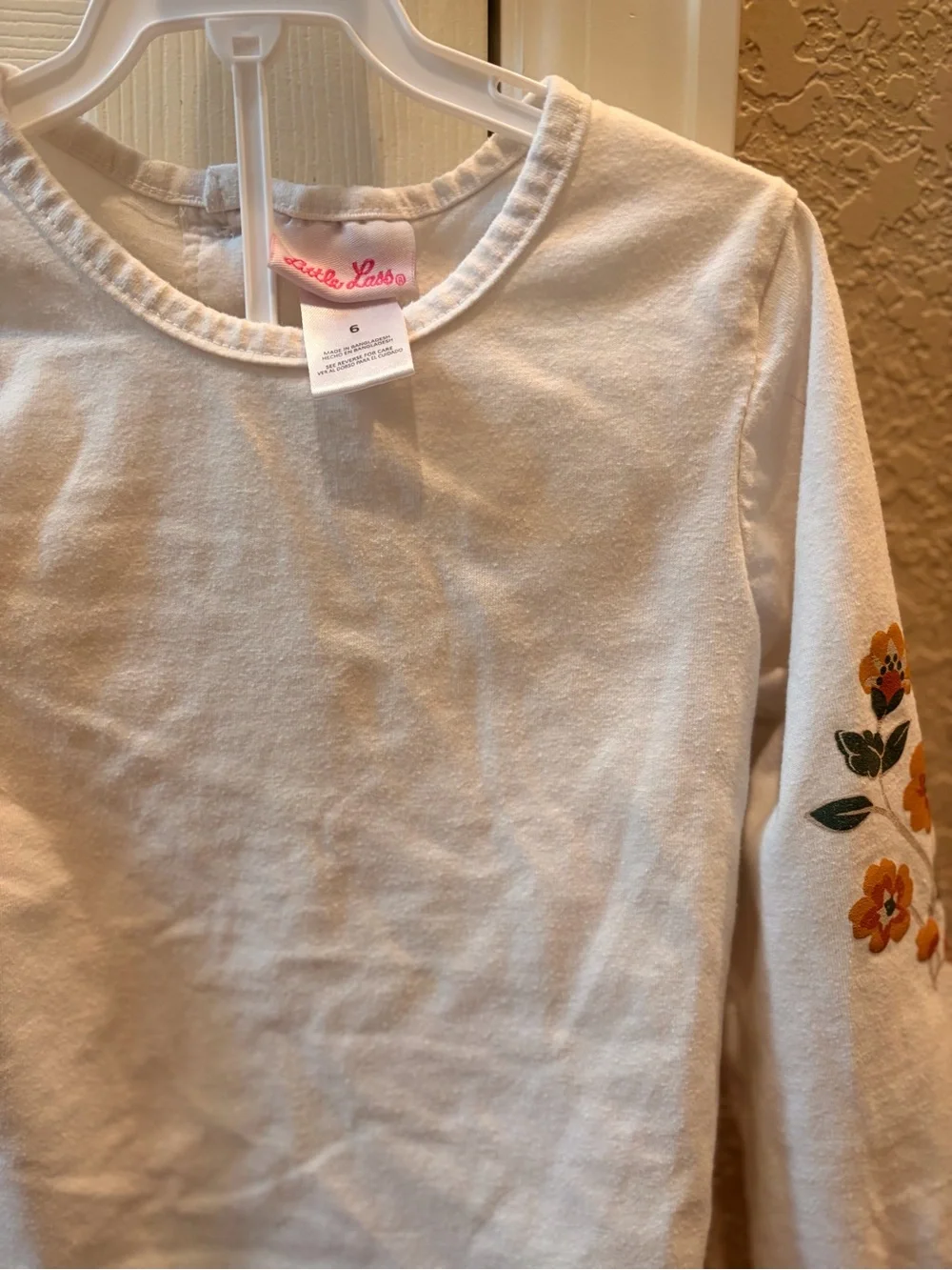 Little Lass 3 piece Golden Fuzzy Zip-Up Vest and matching outfit - Picture 4 of 6